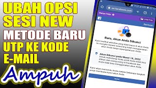 CARA UBAH OPSI SESI NEW KE KODE EMAIL