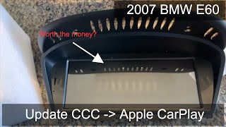 E60 CCC Apple CarPlay android unit Install