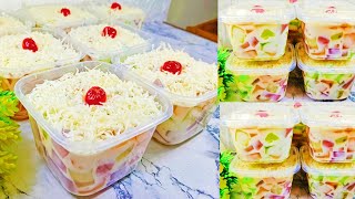 IDE JUALAN ANTI RIBET‼️ OMSETNYA SANGAT MENGGIURKAN ‼️SALAD JELLY CREAMY GA GAMPANG CAIR