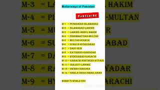 motorways of Pakistan #shorts #test #sindheducation #ibasukkur #ibasts #ibastsjobs #key #education