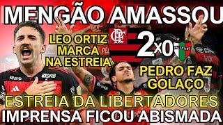 😱" O BICHO PAPÃO VOLTOU" FLAMENGO 2X0 PALESTINO IMPRENSA FICA ABISMADA COM MENGÃO DO TITE💪