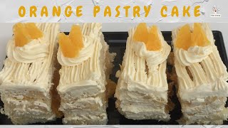 ORANGE PASTRY CAKE RECIPE |FIRELESS RECIPE |ORANGE SLICE CAKE| BY ATHAS KITCHEN |