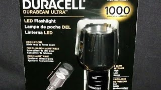 Duracell 1000 Lumen Flashlight Demo!