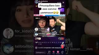 Kenan MM & Nia Kurbanova//musqula bax canin yanmasin🤣//tik tok canli