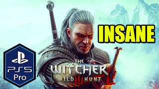 INSANE The Witcher 3 PS5 Pro Gameplay Review [Ray Tracing] [Playstation Plus]