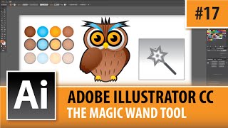 Adobe Illustrator Creative Cloud - Magic Wand Tool - Episode #17