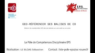 Georeferencement des balises en CO