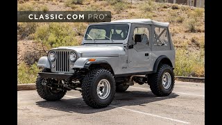 CLASSIC.COM Pro - 1981 Jeep CJ-7 - Walk around + Engine running