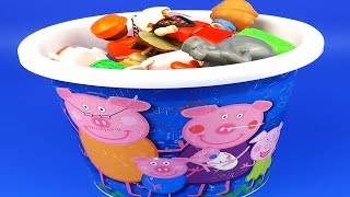 Toys Bucket Peppa Pig Random Surprise Toys my collection