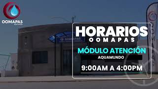 Horarios modulos OOMAPAS - Julio 2024