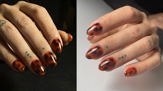 😱 Cliënt wanted TORTOISE SHELL nail art but I’ve never done that before 🤦‍♀️.