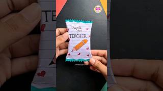 Teachers day Gift Idea | Chocolate Gift Idea #shorts #youtubeshorts #teachersday #chocolate #diy