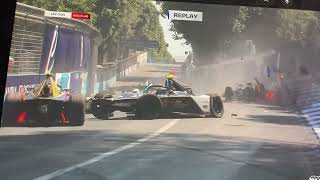 HUGE PILEUP AT ROME EPRIX