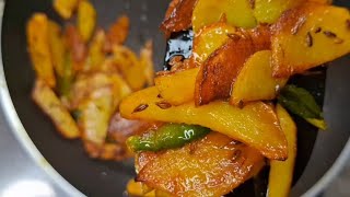 Bihari Aloo Bhujiya - Aloo Ki sukhi Sabji !! Aloo Fry Recipe !! Chatpati Alu ki Bhujiya !! Dinnerly