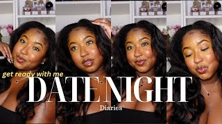 DATE NIGHT DIARIES | GET READY WITH ME | SKINCARE ROUTINE, SELF-CARE , OUTFIT, PERFUME, HAIR +