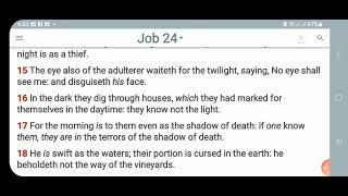 KJV-Daily Bible: p.m. Job 24:1-25