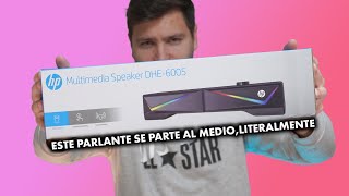 🔴 Barra de sonido y parlantes para PC 👉 HP DHE 6005 - Unboxing y caráctericricas