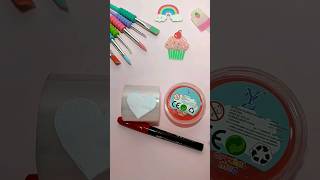 ❤️🍭Nano Tape Heart LollyPop Squishy DIY #shorts #heart #painting #diy #craft #art #satisfying