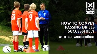 Part 1:  How to convey passing drills successfully