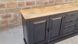 Sideboard in solid wood | furniture |black furniture | new design | latest furniture @MrKukujoshi