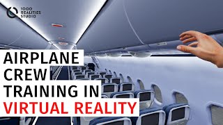 Airplane Cabin Crew VR Training | 1000 realities studio