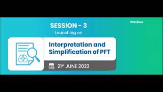 Simplification of PFTs - Session 3