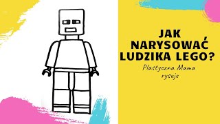 Jak narysować ludzika Lego Minecraft? Nauka rysowania dla dzieci. tutorial