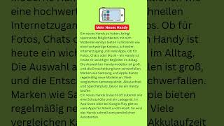 Mein Neues Handy #lernedeutsch #learngerman #germanlessons #foryou #deutsch