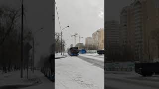 Новенький Лиаз 6213.65 на 181 #автобус #181 #Москва