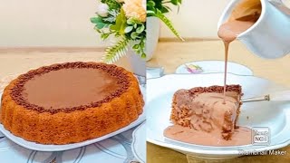 Chocolate Basbousa  a Middle Eastern Dessert | Traditional Dessert | Delicious and tasty |