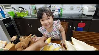 Bacon's Vlogs | Ẩm thực |  Bạn Sơri mời cả nhà ăn sầu riêng #amthuc #embe