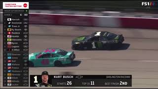 2021 NASCAR cup series Darlington  - Aric Almirola Crash