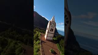 Flight over the picturesque hills of Madeira Island in Portugal #nature #portugal #cristianoronaldo