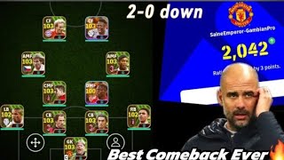 Best comeback ever💥||efootball 2024 mobile gameplay