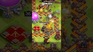 Lvl.03 miner vs Lvl.35 archer queen | th10 attack | BDGaming #shorts #coc #viral