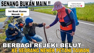 Senang Bukan Main..!! Can Kevin Berpetualang Dapat Belut Di Kasih ke Nenek Petani Taiwan