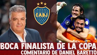 BOCA FINALISTA DE LA LIBERTADORES Reaccion de Daniel Baretto