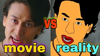 HEROPANTI MOVIE vs REALITY || TIGER SHROFF || animated spoof ll Animated Snap rk