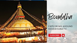 SABIN HIMALAYENSIS  STROLLING AROUND BOUDDHA ☸ , TRIED MUSHROOM SPAGETI SOUCE 🥰😘  #youtube #bouddha