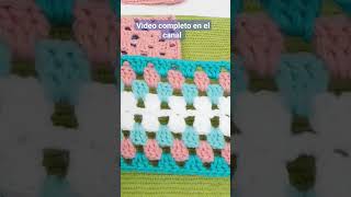 Granny rectangular  para principiantes https://youtu.be/wMAzbdL7guQ 🧶💞🇲🇽 @tejiendo_con_Dina