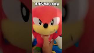 If 2023 was a song #song #music #soniccontent #knuckles #plush