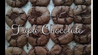 Galletas Triple Chocolate Veganas || Chantall Vegetal