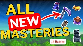 All 5 NEW masteries in Stardew Valley (1.6 Update)