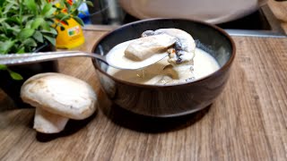 Beste leckerste Soße zu Schnitzel und Pasta Gorgonzola Pilze Champignons Käsesoße