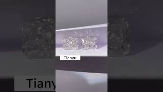 Tianyu gems Radiant Crushed hybrid Cut VS Market normal cut