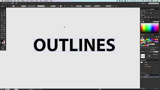 How to Outline Text in Adobe Illustrator