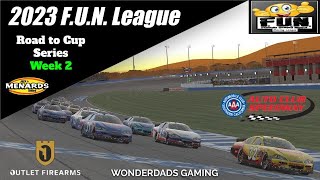 WonderDads Gaming: iRacing 2023 FUN League Road to Cup Season Race 2 at Auto Club