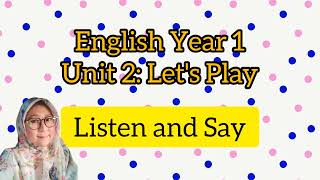 English CEFR Year 1 Unit 2: Let's Play (Superminds textbook, page 23)