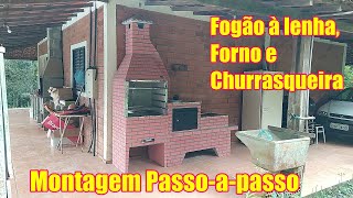 Montagem Passo a Passo  TRIO -  Fogão a lenha, Forno e Churrasqueira