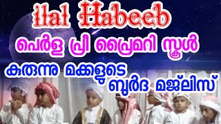 ഇലൽ ഹബീബ് പെർള പ്രീപ്രൈമറി സ്കൂൾ കുഞ്ഞുങ്ങളുടെ ബുർദ മജ്‌ലിസ്|Perla Preprimary school meelad fest2023